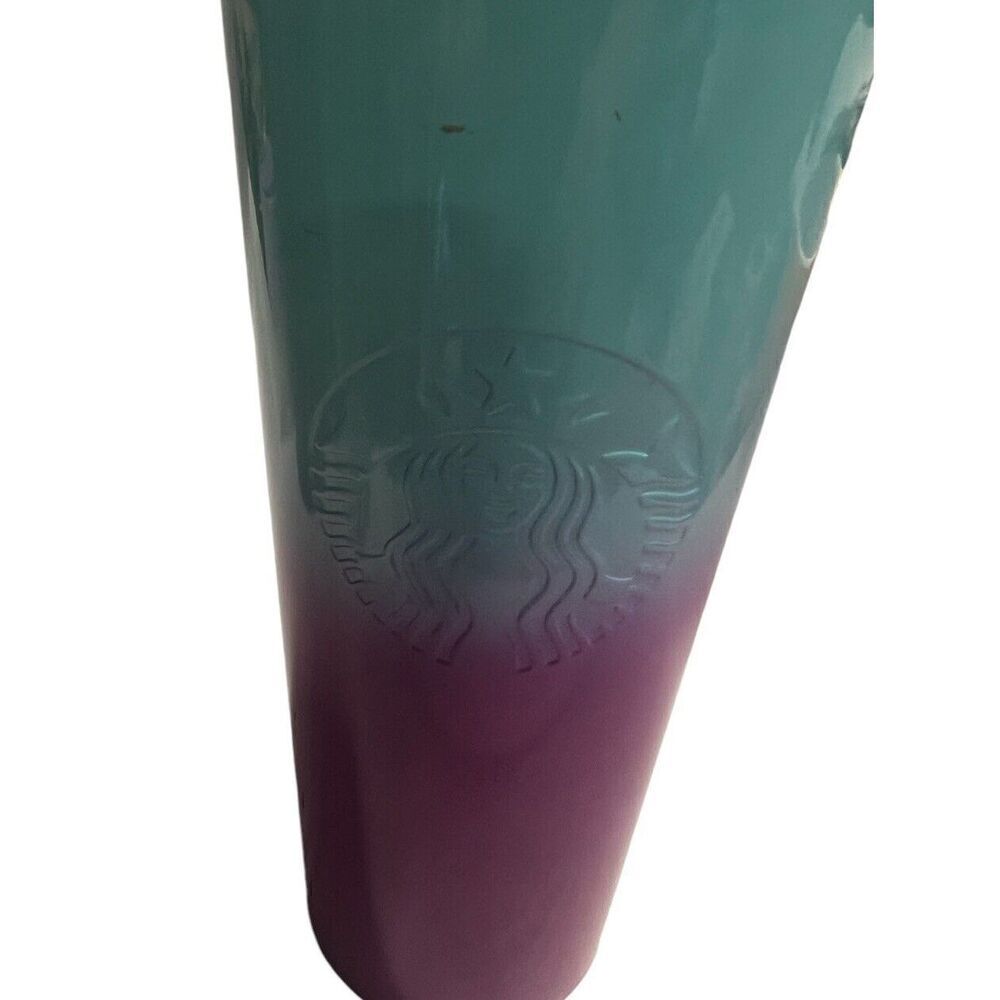 Starbucks Summer 2021 Stainless Steel Cool Ombre 24oz Tumbler - Picture 2 of 7